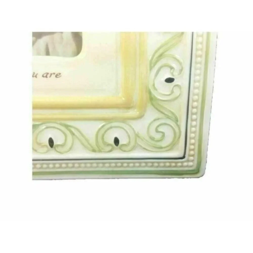 Grasslands Road Ceramic‎ Picture Frame Mom Mothers Day Cream New with Gift Box